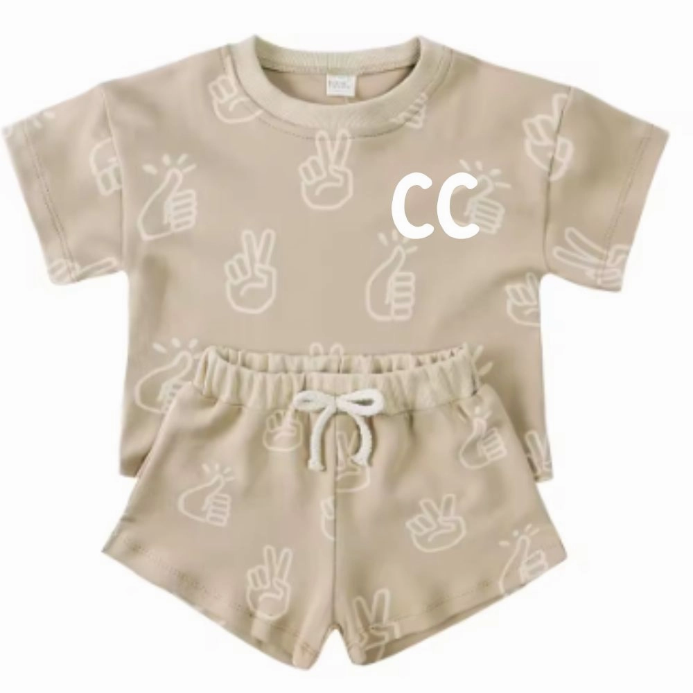 Sun n' Fun Personalised Initials Tee & Shorts Set