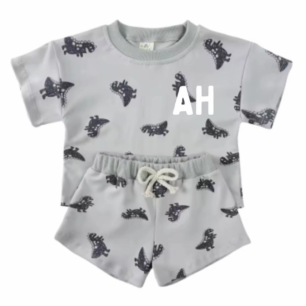 Sun n' Fun Personalised Initials Tee & Shorts Set