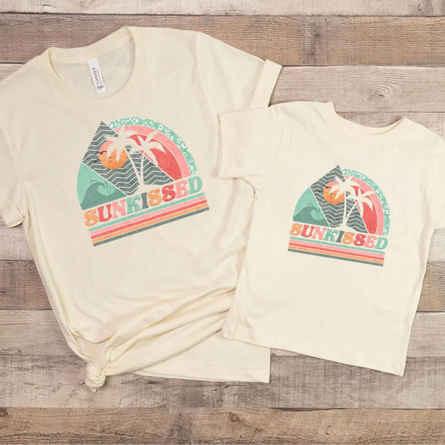 Sunkissed Island Mum Matching T-Shirts- Natural maternity wear outlet