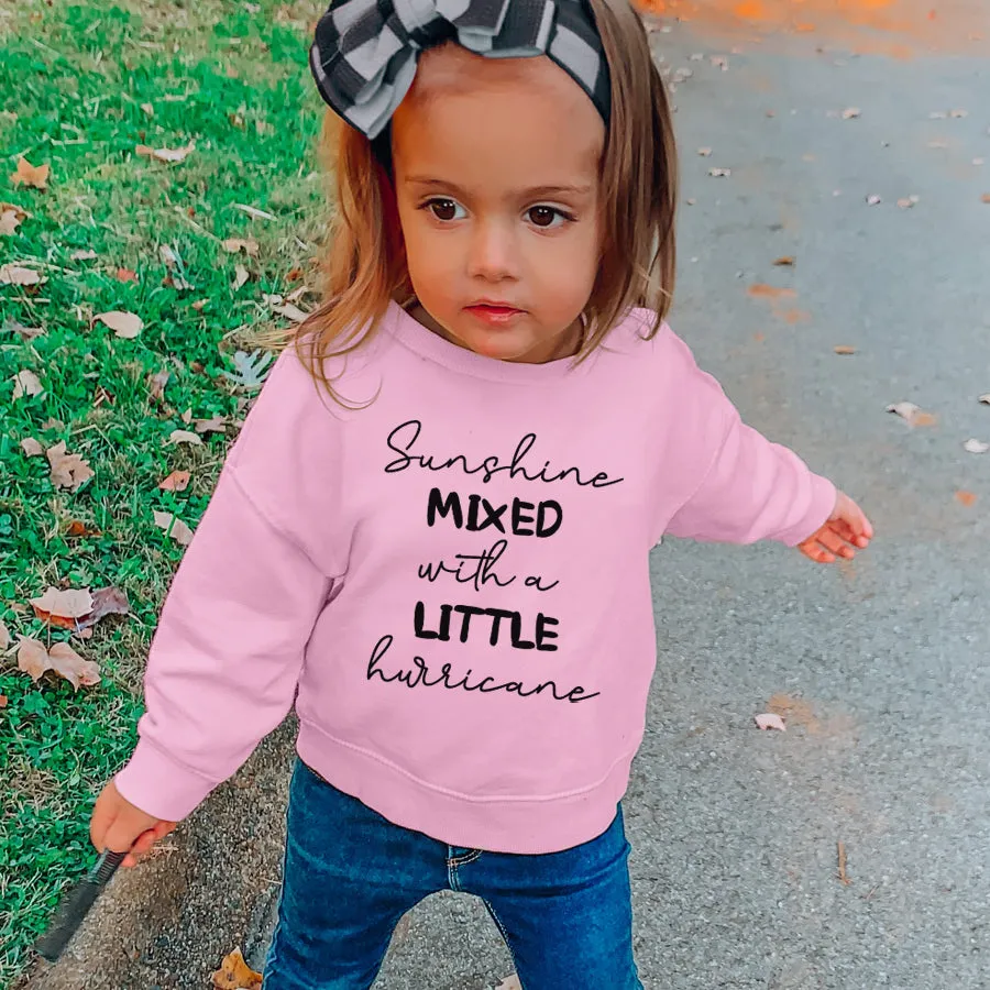 Sunshine & Hurricanes Kids Sweatshirt girls skirts clearance