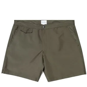 Sunspel Tailored Swim Short Hunter Green mens shorts outlet store