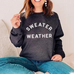 Sweater Weather Sweatshirt mum jeans promo