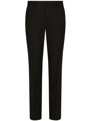 Tailored Slim-Cut Trousers cheap bottoms online shop