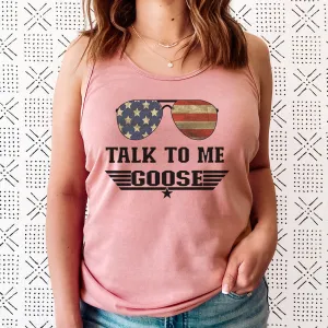 Talk To Me Goose Sleeveless Tank maternity dresses promo
