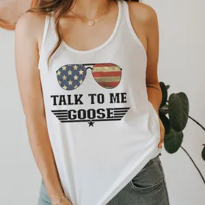 Talk To Me Goose Sleeveless Tank maternity dresses promo