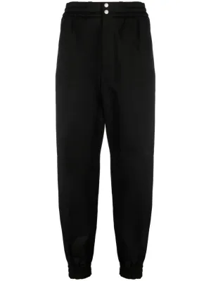 Tapered-Leg Cotton Trousers cheap bottoms online shop