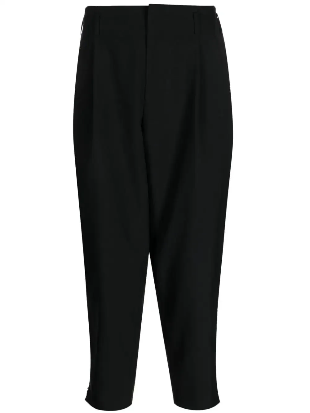 Tapered-Leg Cropped Wool Trousers cheap bottoms online shop