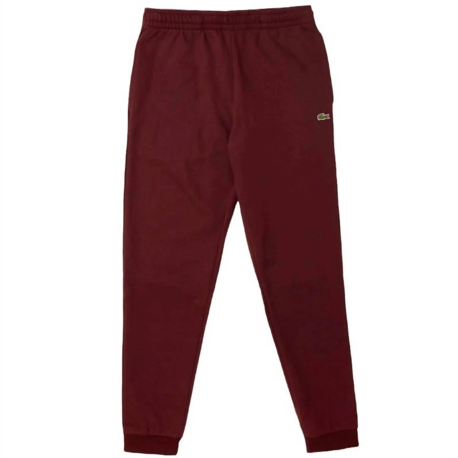 Tapered Leg Sweatpants In Maroon