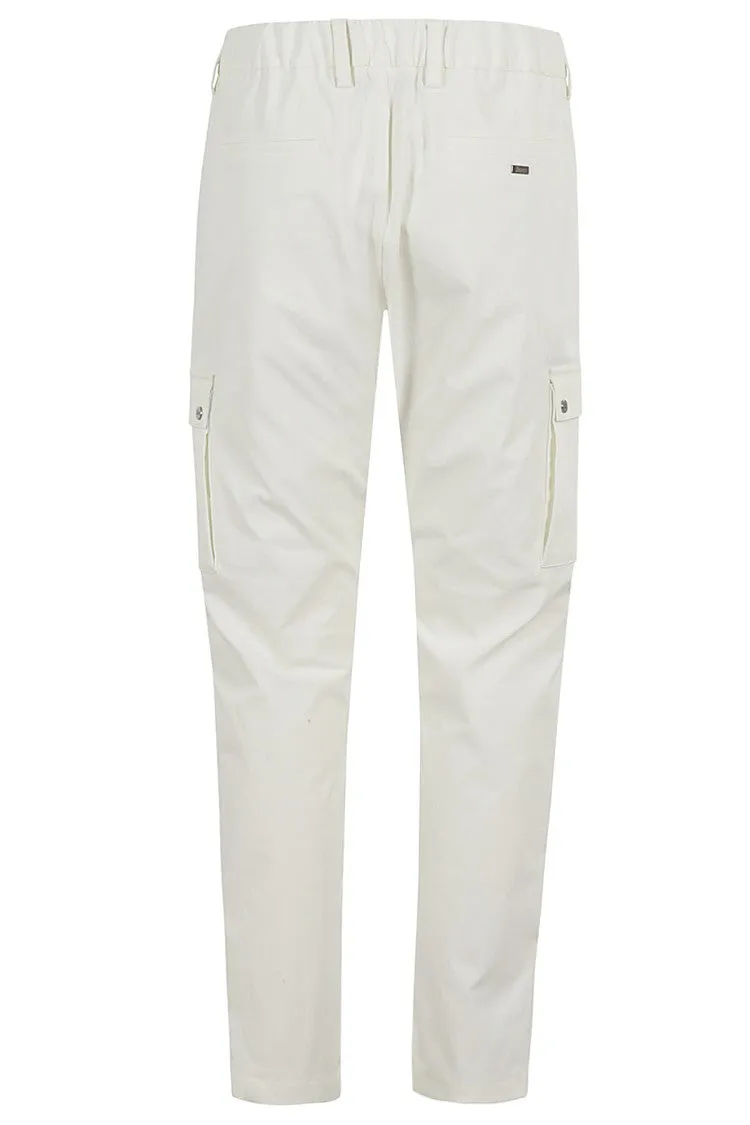 Tapered Pants With Drawstring Waistband