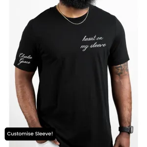 Tattoo Heart On My Sleeve Personalised T-Shirt dad bod shirts discount