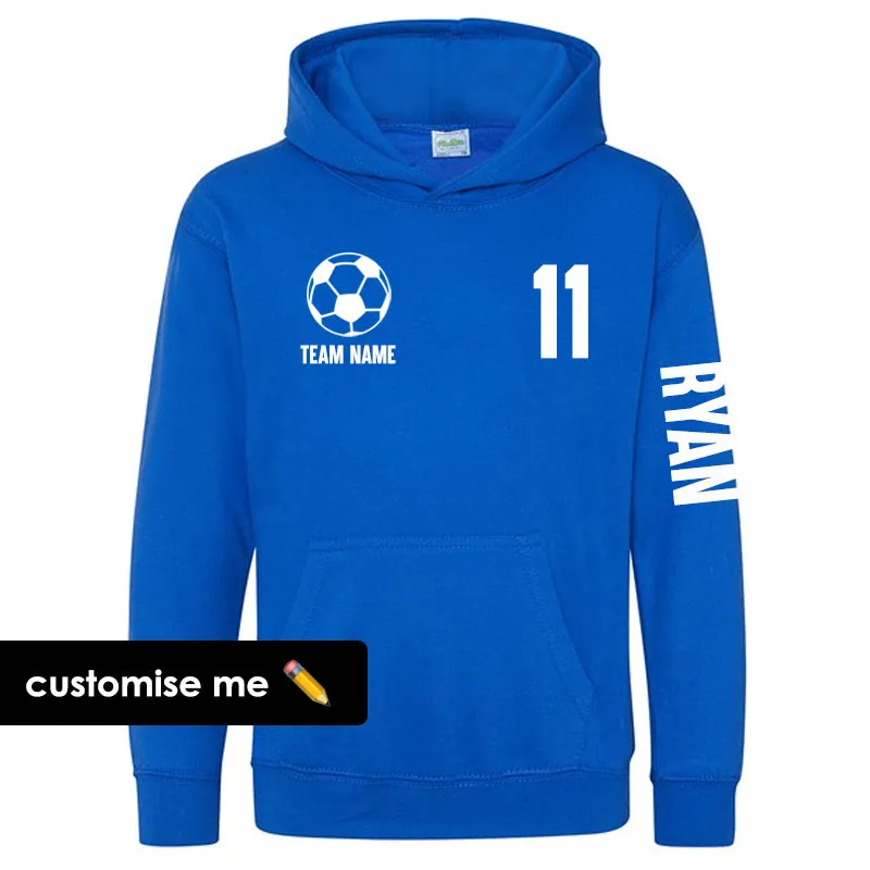 TeamKitz Core Football Team Sleeve Hoodie discount boys clothing