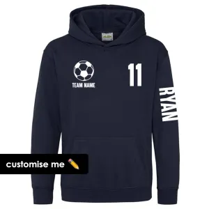 TeamKitz Core Football Team Sleeve Hoodie discount boys clothing