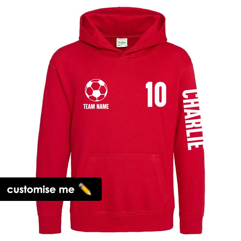TeamKitz Core Football Team Sleeve Hoodie discount boys clothing