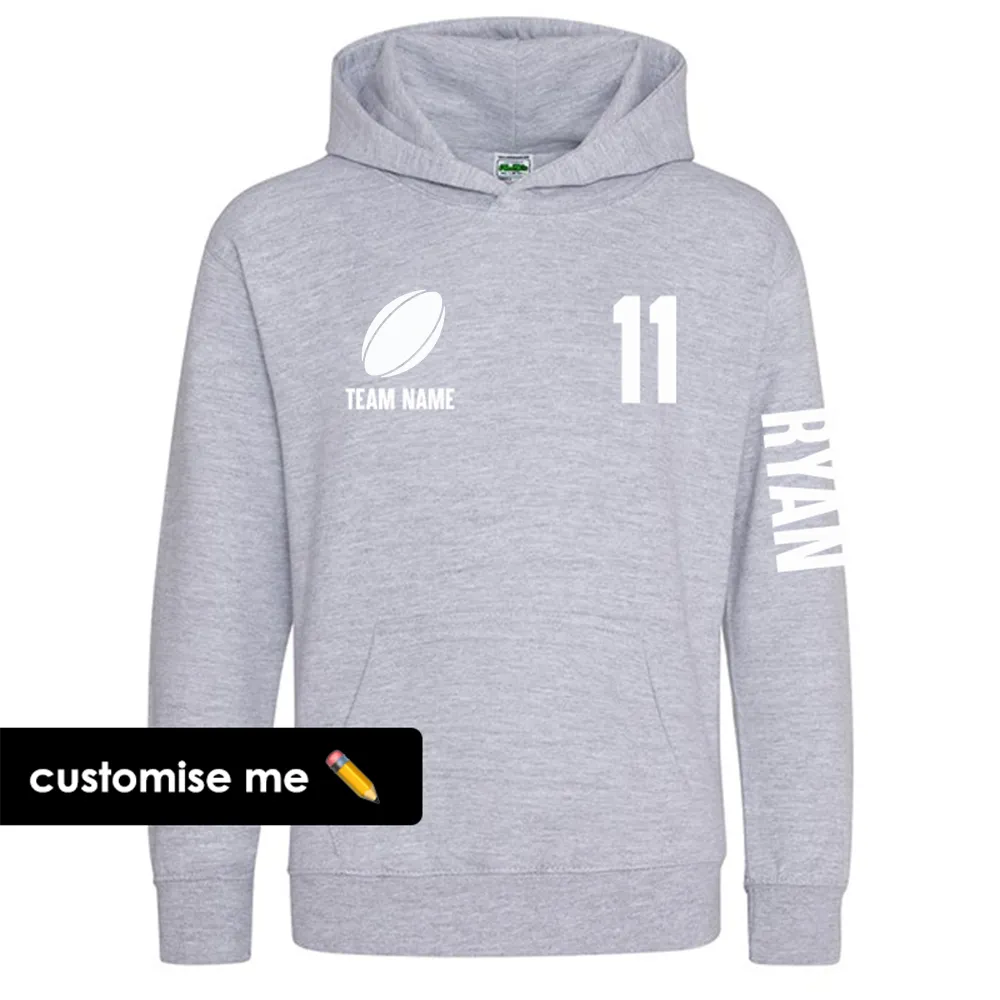 TeamKitz Core Rugby Team Sleeve Hoodie discount boys clothing