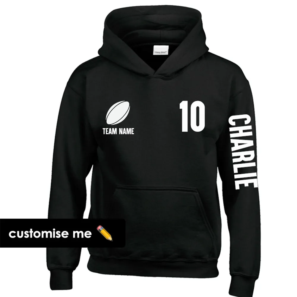 TeamKitz Core Rugby Team Sleeve Hoodie boys fashion clearance