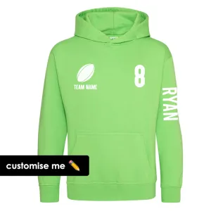 TeamKitz Core Rugby Team Sleeve Hoodie discount boys clothing