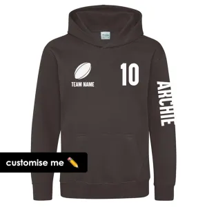 TeamKitz Core Rugby Team Sleeve Hoodie discount boys clothing