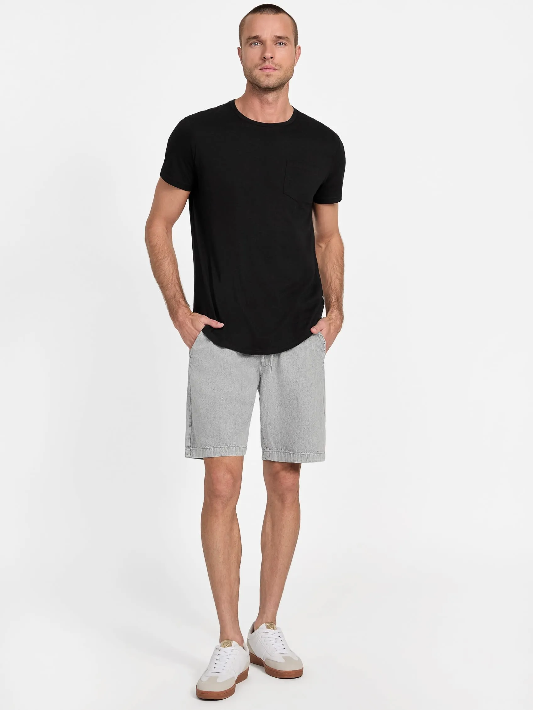 Terran Denim Jogger Shorts