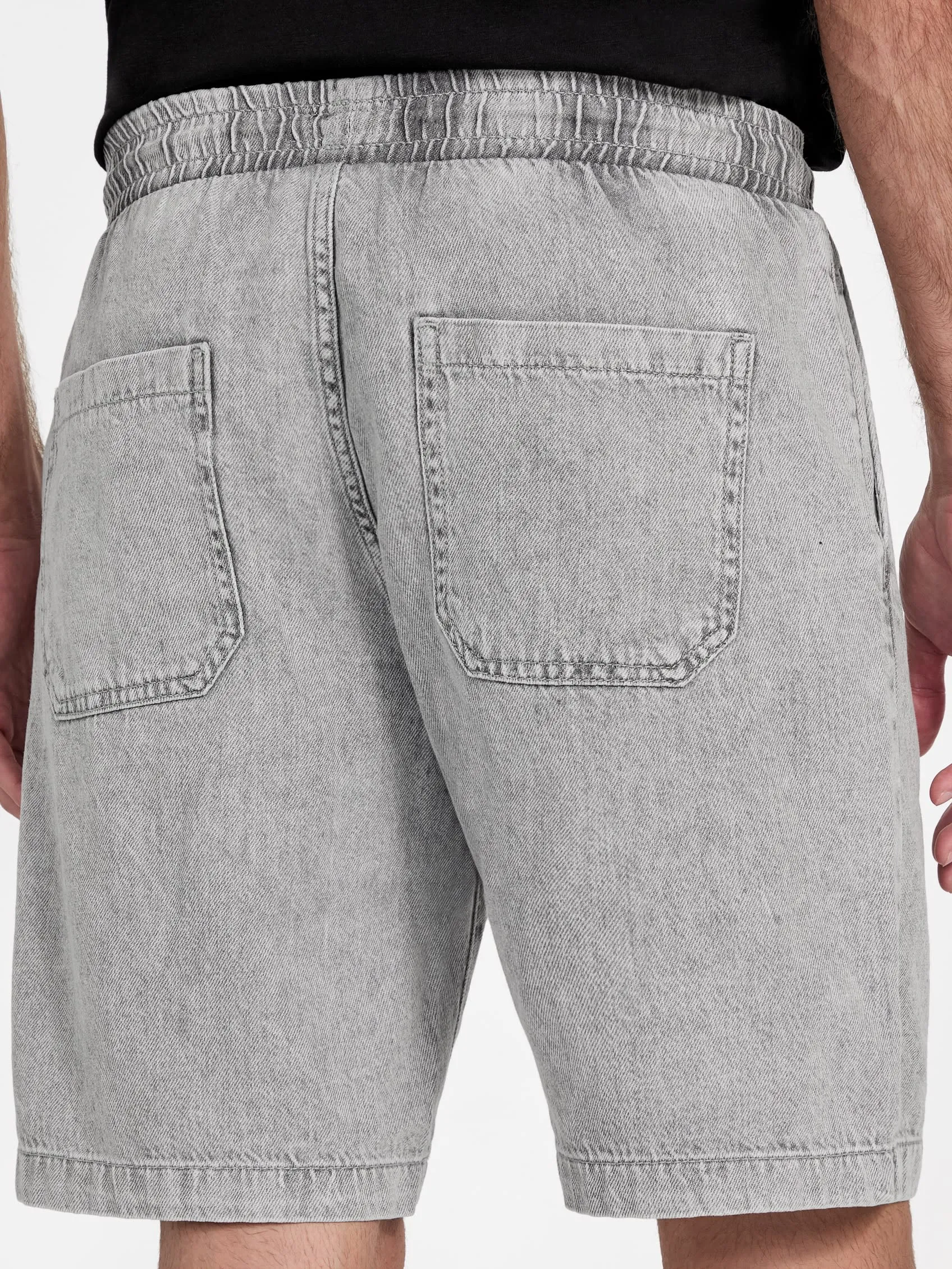 Terran Denim Jogger Shorts