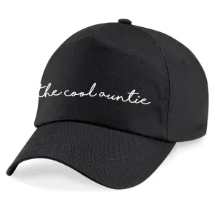 The Cool Auntie Script Cap (MRK X) Auntie Clothing - auntie fashion outlet