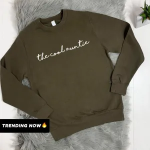 The Cool Auntie Sweatshirt (MRK X) Auntie Clothing - trendy auntie clothes sale