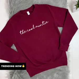 The Cool Auntie Sweatshirt (MRK X) Auntie Clothing - auntie fashion outlet