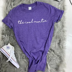 The Cool Auntie T-Shirt (MRK X) Auntie Clothing - trendy auntie clothes sale