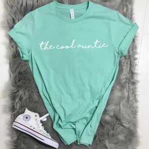 The Cool Auntie T-Shirt (MRK X) Auntie Clothing - trendy auntie clothes sale