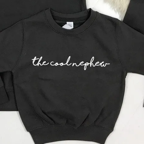 The Cool Auntie/The Cool Nephew Storm Grey Sweatshirts (MRK X)