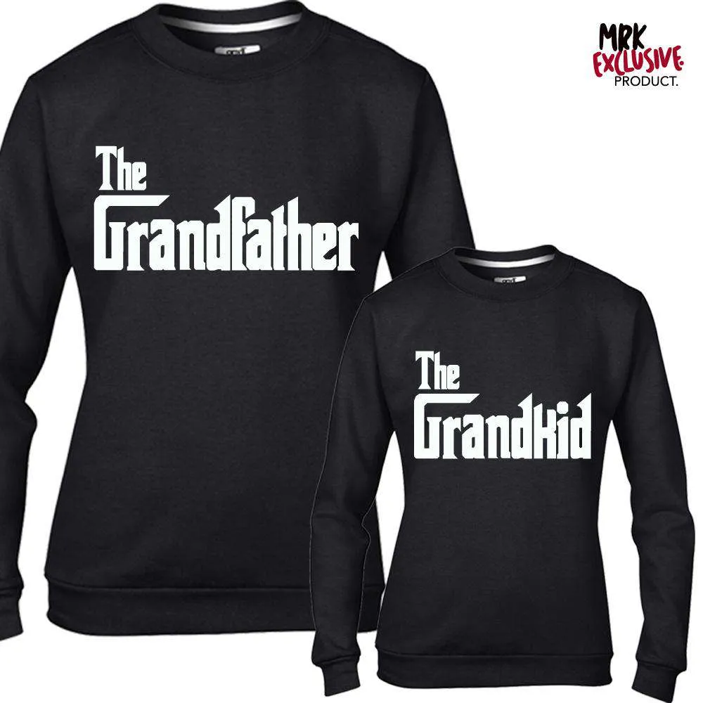 The Grandfather/Grandkid Mob Black Sweaters (MRK X) mens dad clothes online