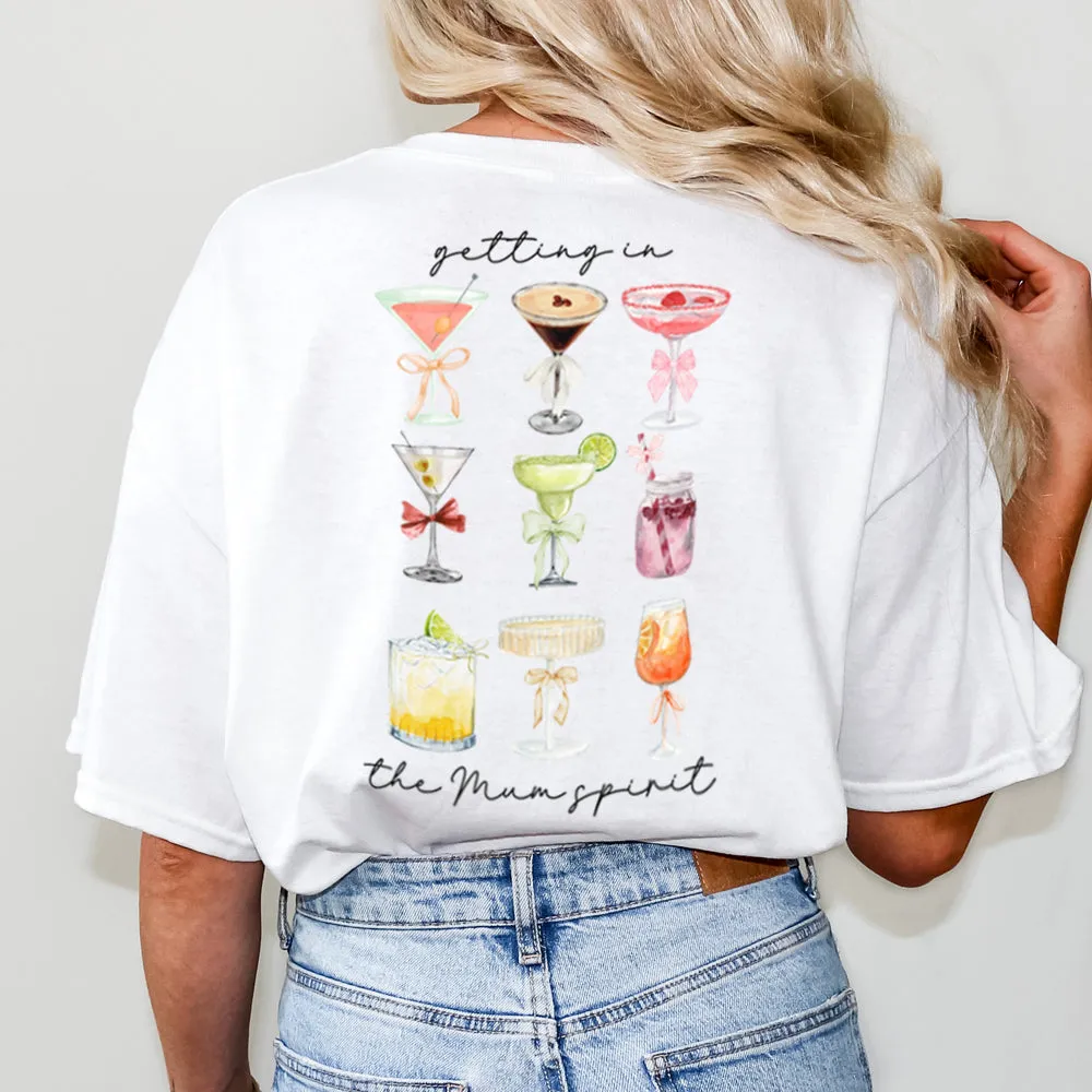 The Mum Spirit Front & Back Relaxed Boxy T-Shirt maternity dresses promo