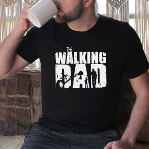 The Walking Dad Black T-Shirt dad hats promo code