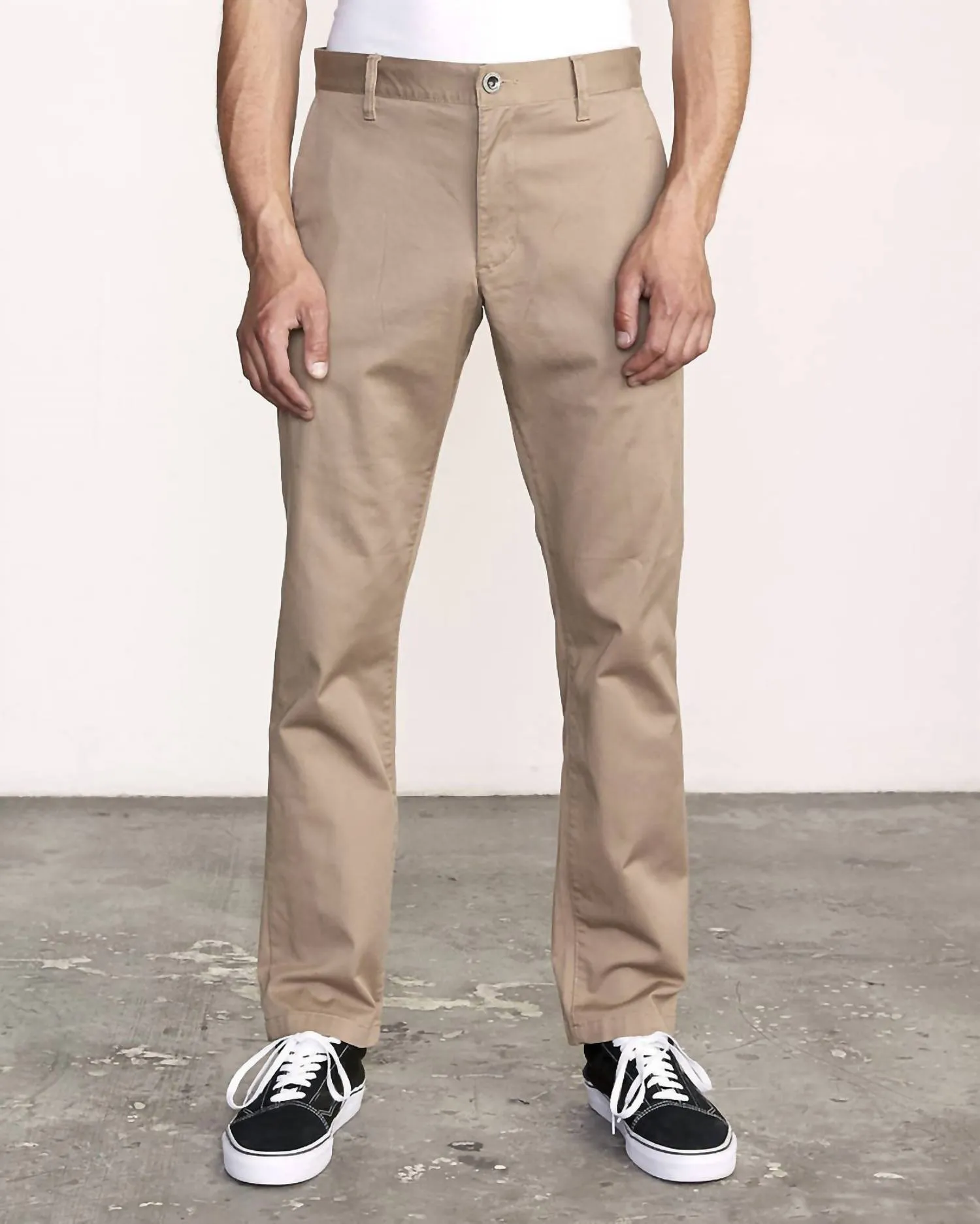 The Weekend Stretch Cotton Blend Pant In Dark Khaki