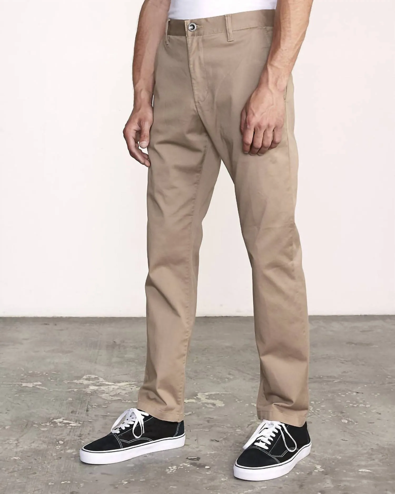The Weekend Stretch Cotton Blend Pant In Dark Khaki