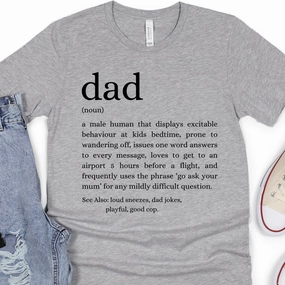 The Fun Dad Definition T-Shirt dad jeans best price