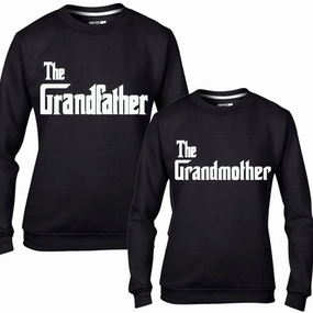 The Grandfather & Grandmother Black Sweaters (MRK X) dad jeans best price