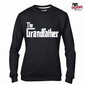 The Grandfather Mob Black Sweater (MRK X) dad jeans best price