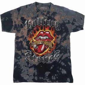 The Rolling Stones Kids T-Shirt: Tattoo Flames (Wash Collection) boys wear best deals