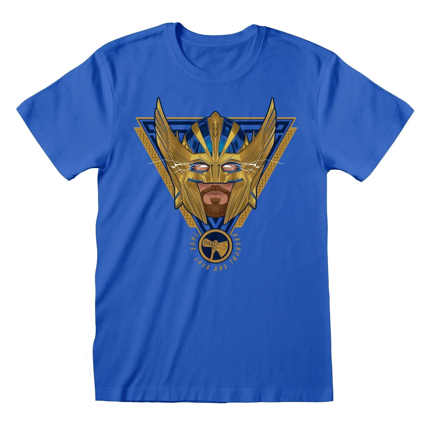 Thor Love and Thunder Head Armour T-Shirt dad bod shirts discount