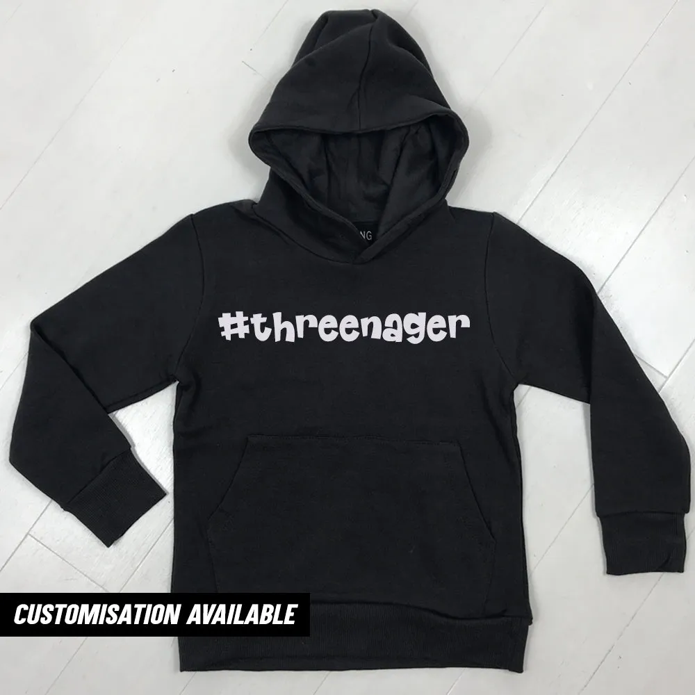 #Threenager Hoodie (MRK X) boys fashion clearance
