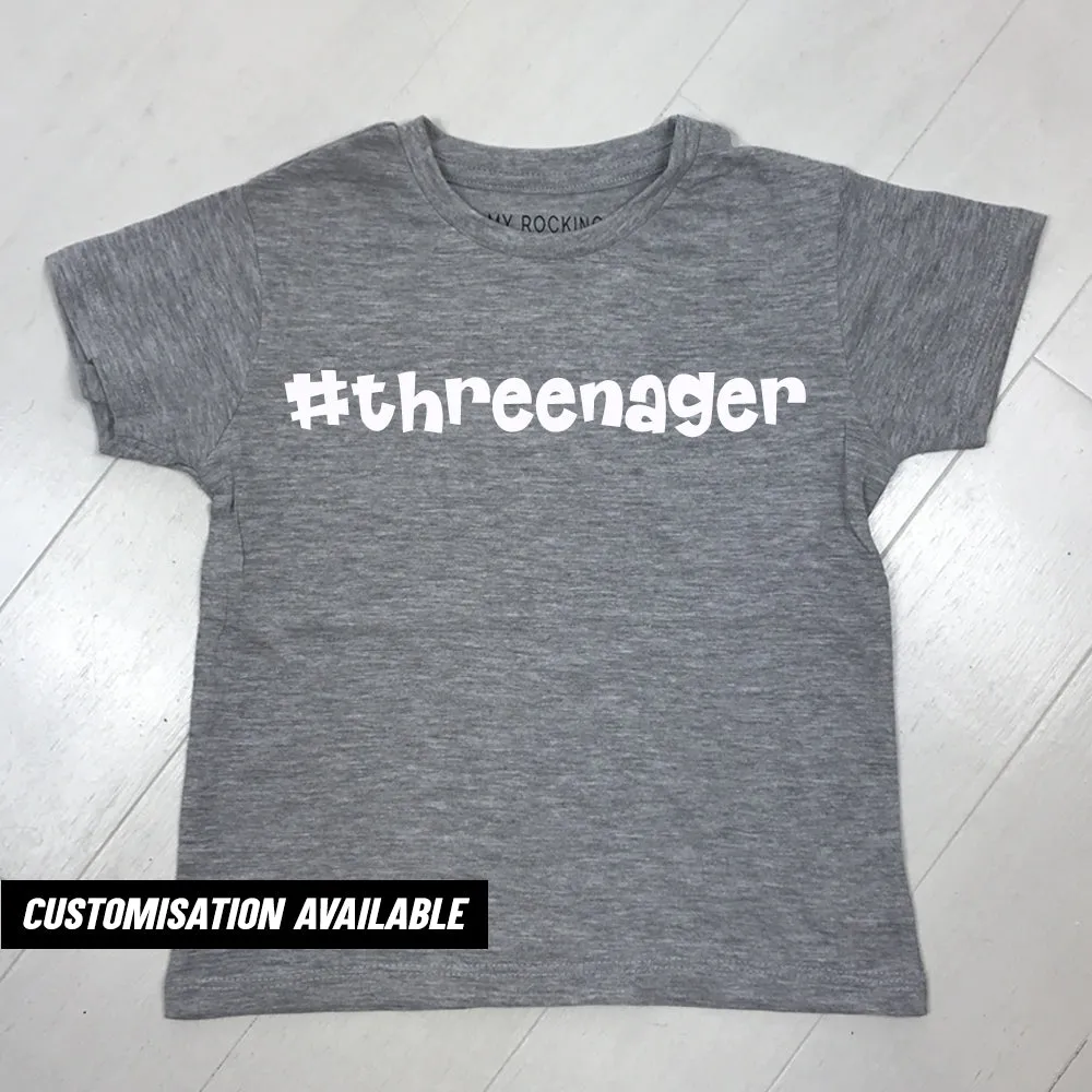 #Threenager T-Shirt (MRK X) boys apparel promo code