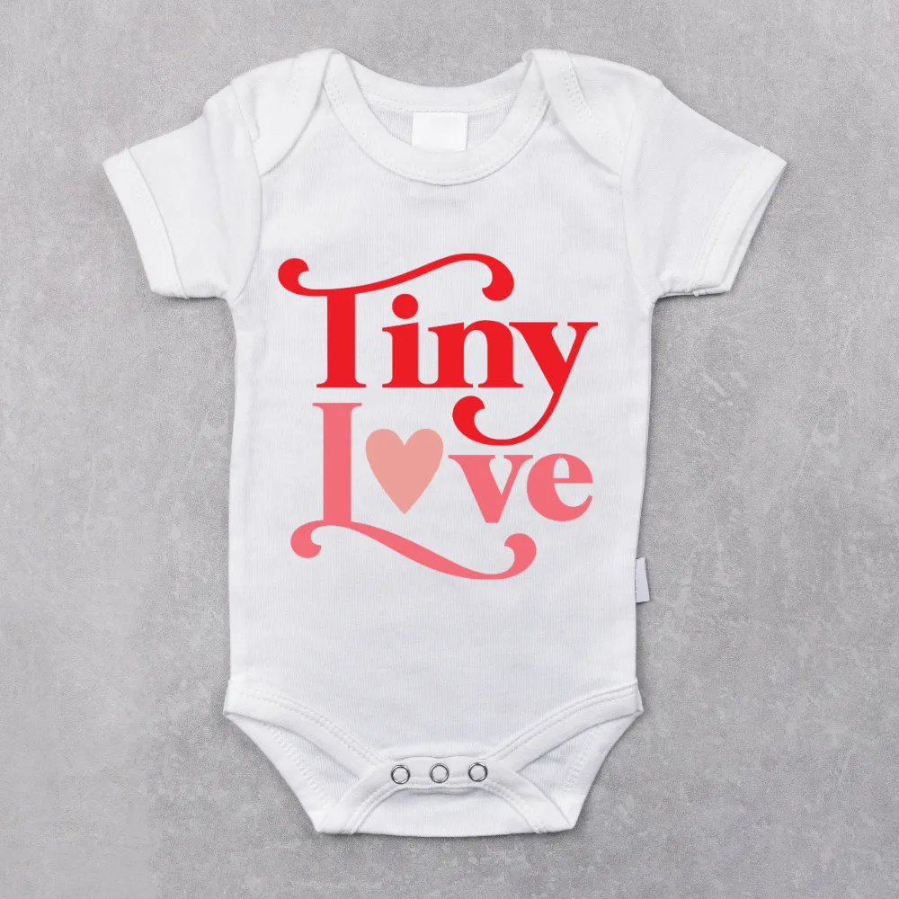Tiny Love Valentines Day Baby Vest