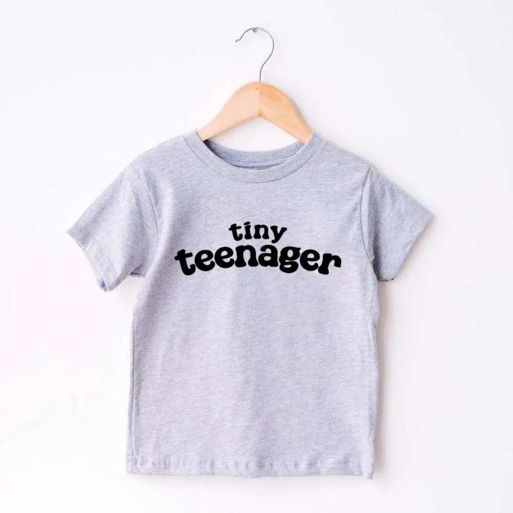 Tiny Teenager Kids Grey T-Shirt