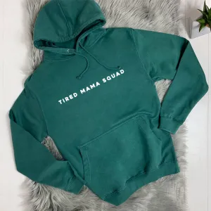 Tired Mama Squad Basic Hoodie (MRK X) mum jeans promo