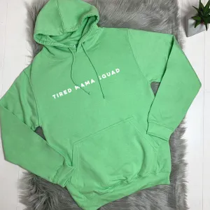 Tired Mama Squad Basic Hoodie (MRK X) mum jeans promo