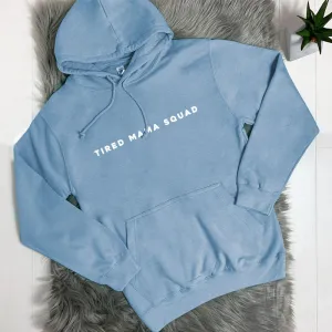 Tired Mama Squad Basic Hoodie (MRK X) mum jeans promo