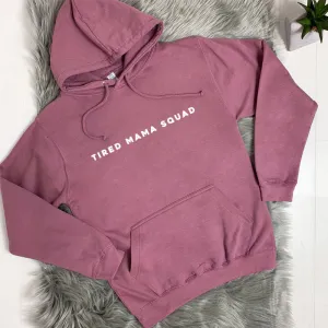 Tired Mama Squad Basic Hoodie (MRK X) mum jeans promo