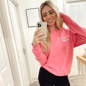 Tired Mama Squad Mini Logo Sweatshirt postpartum clothes sale