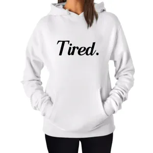 Tired Script Hoodie (MRK X) nursing bras sale