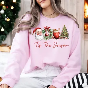 Tis' The Season Christmas Sweatshirt pregnancy clothes clearance